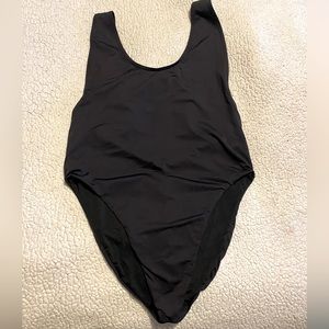 NWT Good American High Cut Deep Back One Piece Swim Suit Bodysuit Size 5/2XL